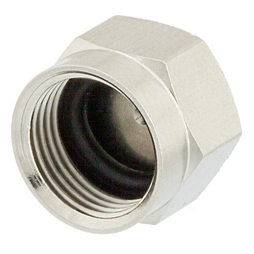 Type F M NonShorting Dust Cap, Protects F Female Connectors