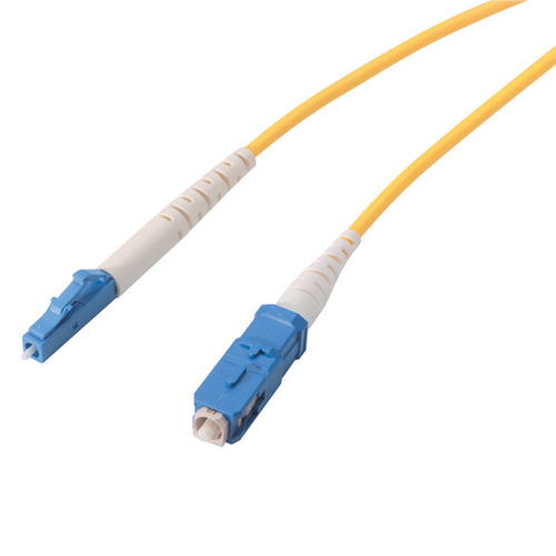 5 Meters in Length Yellow LC-LC Lynn Electronics LCLCDUPSM-5M 9/125 Yellow Duplex Single-Mode Fiber Optic Patch Cable 5 Meters in Length Yellow LC-LC Lynn Electronics LCLCDUPSM-5M 9/125 Yellow Duplex Single-Mode Fiber Optic Patch Cable