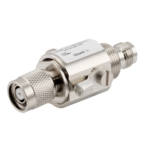 RF Surge Protector SPD, Reverse Polarity TNC F/M, DC 6GHz, 60 V Max