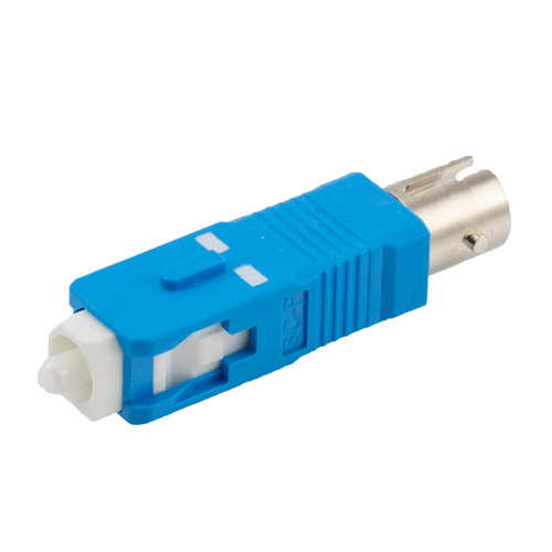 Fiber Optic Hybrid Adapter, SC male to FC female Simplex, for SMF, No ...