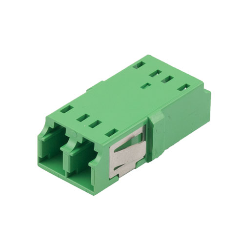 Fiber Optic Economy Coupler, LC/APC, duplex w/ SC footprint single mode ...