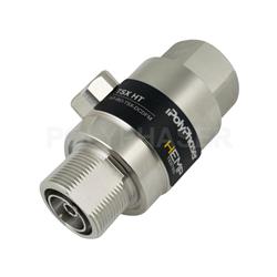 HEMP Tested 7/16 F/M Bulkhead Coaxial RF Surge Protector, 698MHz - 2.7GHz, 1000W, IP67, 100 V Max., 25mJ, 20kA, Filter, Low PIM