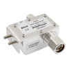 Picture of Type N F/M Coaxial RF Surge Protector, 5MHz - 400MHz, 40W, IP67, 60 V Max., 1mJ, 3kA, Hybrid, Bracket Down, Stud