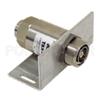 Picture of 7/16 F/M Bulkhead Coaxial RF Surge Protector, 698MHz - 2.7GHz, DC Block, 500W, IP67, .005uJ, 40kA, Filter, Low PIM, w/ Bracket