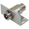 Picture of 7/16 F/M Bulkhead Coaxial RF Surge Protector, 698MHz - 2.16GHz, DC Block, 500W, IP67, .005uJ, 40kA, Filter, Low PIM